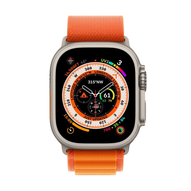 Apple Watch Ultra GPS 49mm Orange Alpine Loop