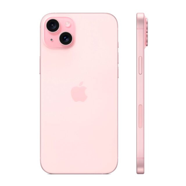 Apple iPhone 15 Plus 128 ГБ розовый