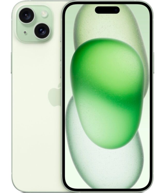 Apple iPhone 15 Plus 128 ГБ зеленый